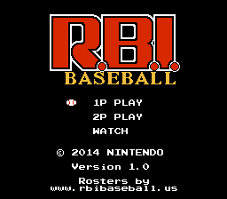 RBI Baseball 2014 - Juiced Edition Title Screen